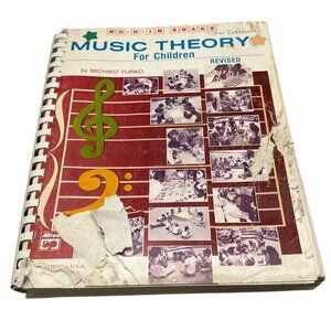 Music Theory for children book Michiko Yurko paperback copyright 1979 READ
